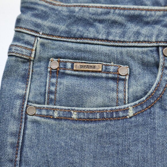 NEW PrAna Sienna Jean Size Women's 14/31 Fitted True Blue Straight Denim  $109 - Picture 7 of 11